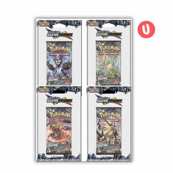 ART SET BLISTERS ULTRA-PRISME – VERSION FRANÇAISE – 4 BOOSTERS
